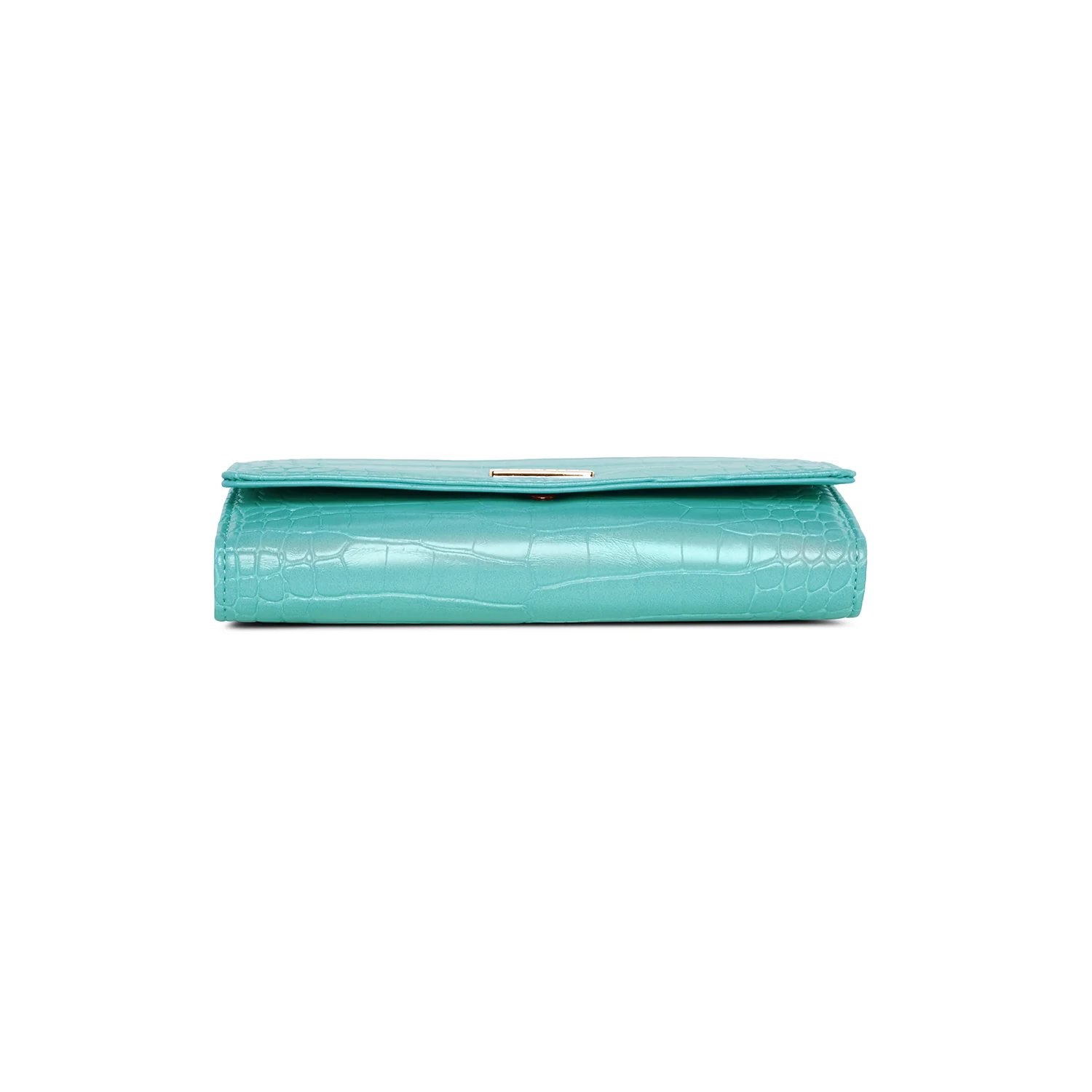 Caprese Ariana Medium Blue Flap Wallet - Image 6