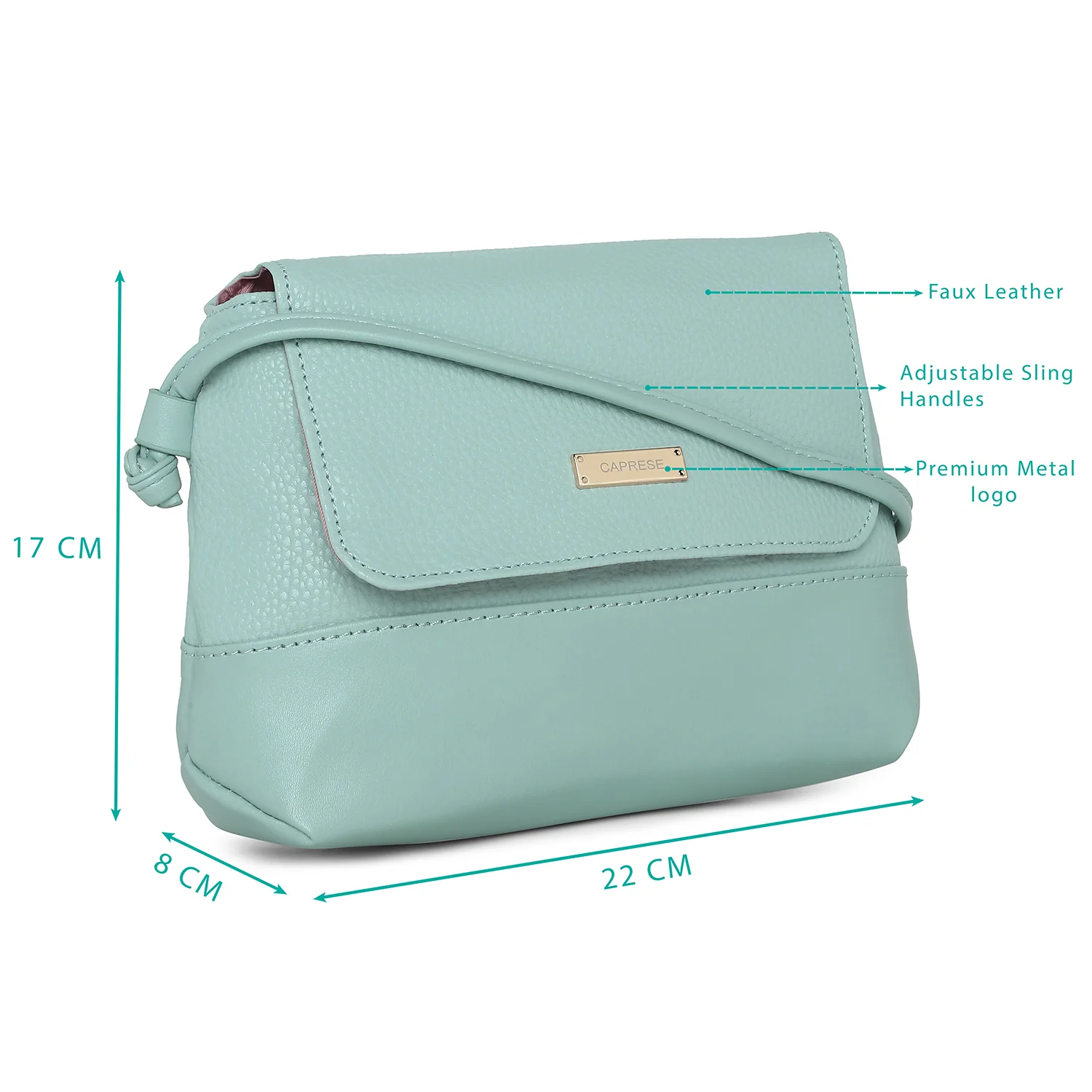 Caprese Aura Small Sling Bag - Image 3