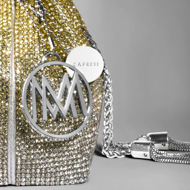 Caprese Aurora Silver Gold Clutch - Image 7