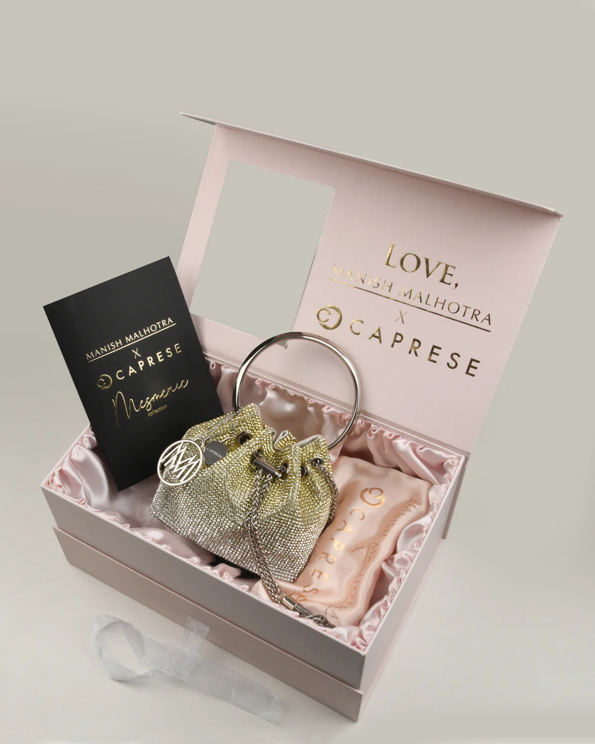 Caprese Aurora Silver Gold Clutch - Image 8