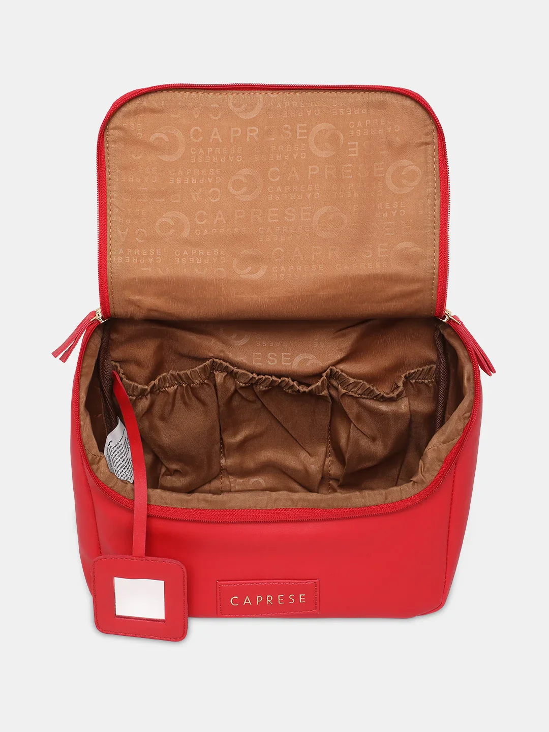 Caprese Bonita Medium Maroon Vanity Case - Image 9