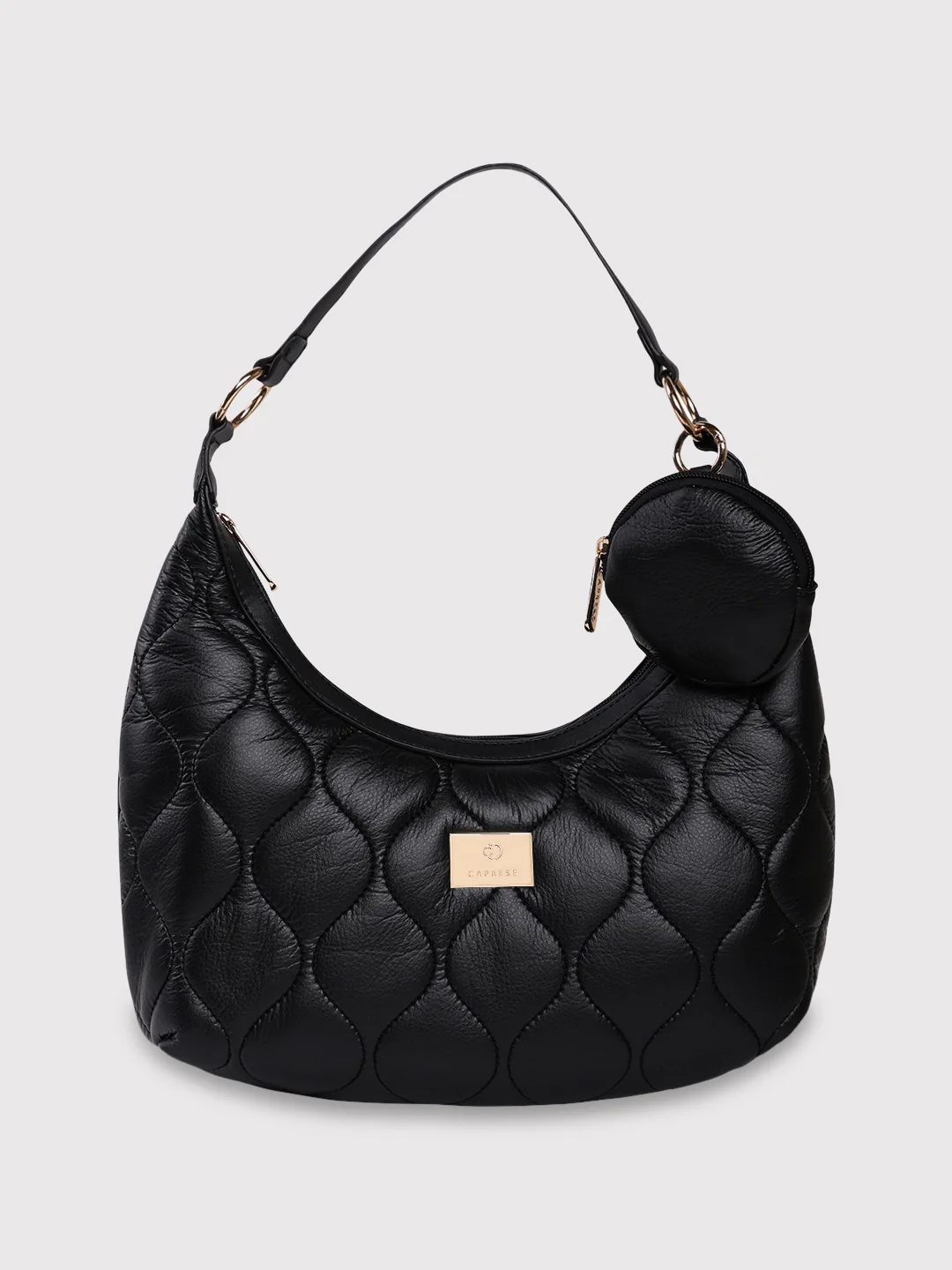 Caprese Briar Medium Black Hobo Bag