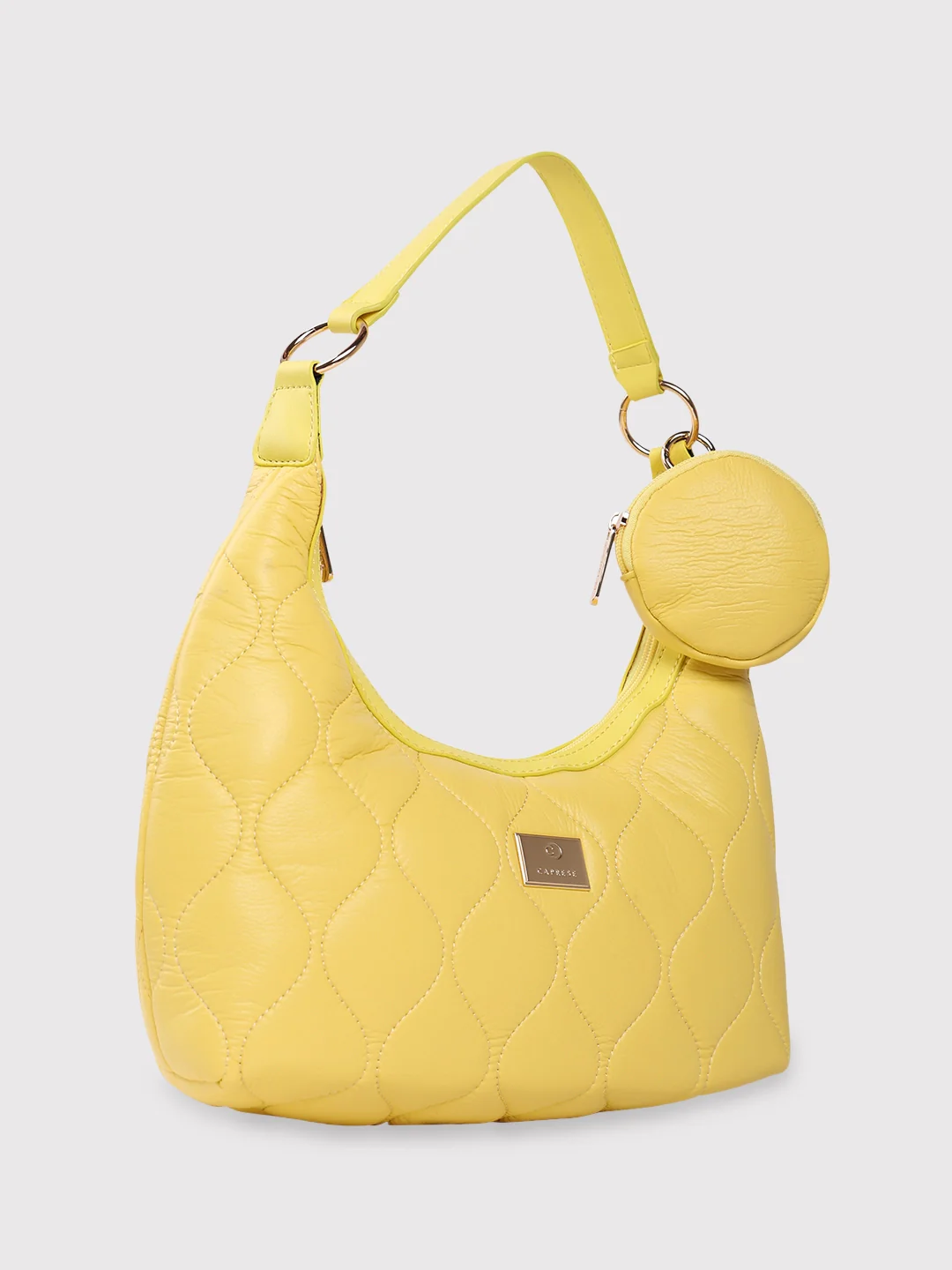 Caprese Briar Medium Yellow Hobo Bag - Image 4