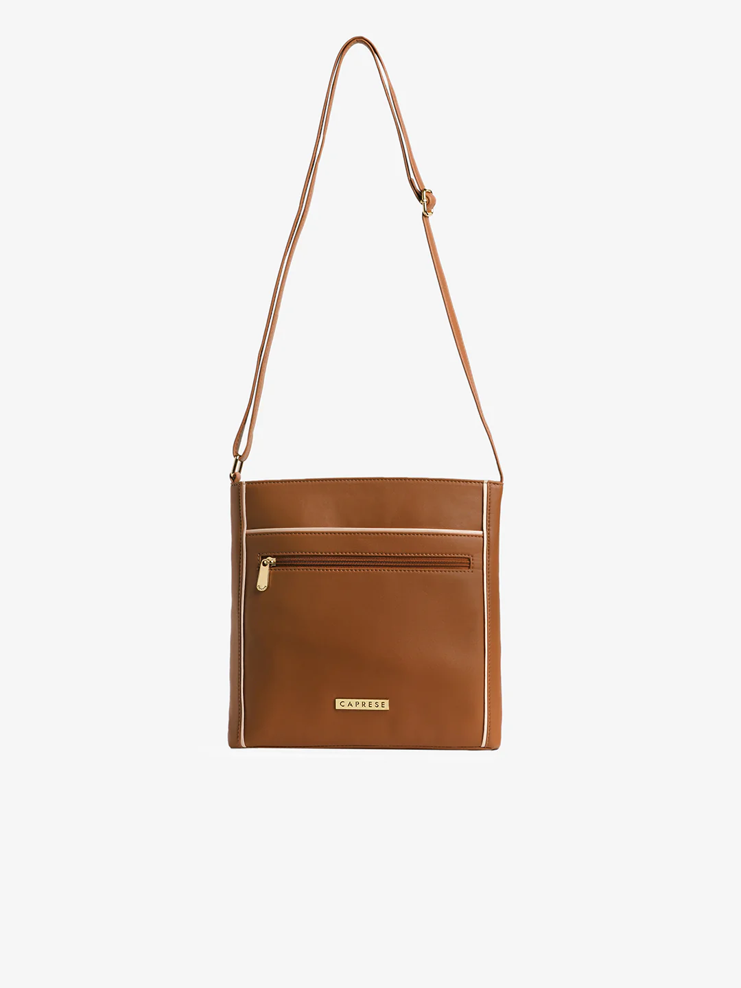 Caprese Aarya Medium Tan & Beige Sling Bag