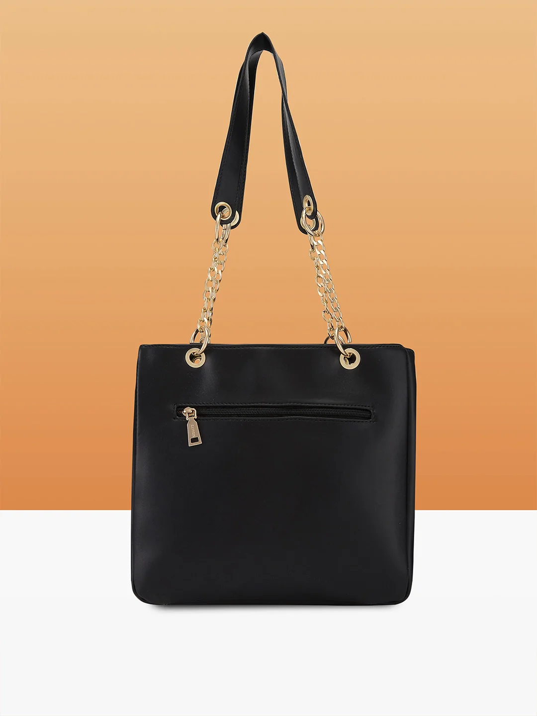 Caprese Abena Small Black Tote Bag - Image 3