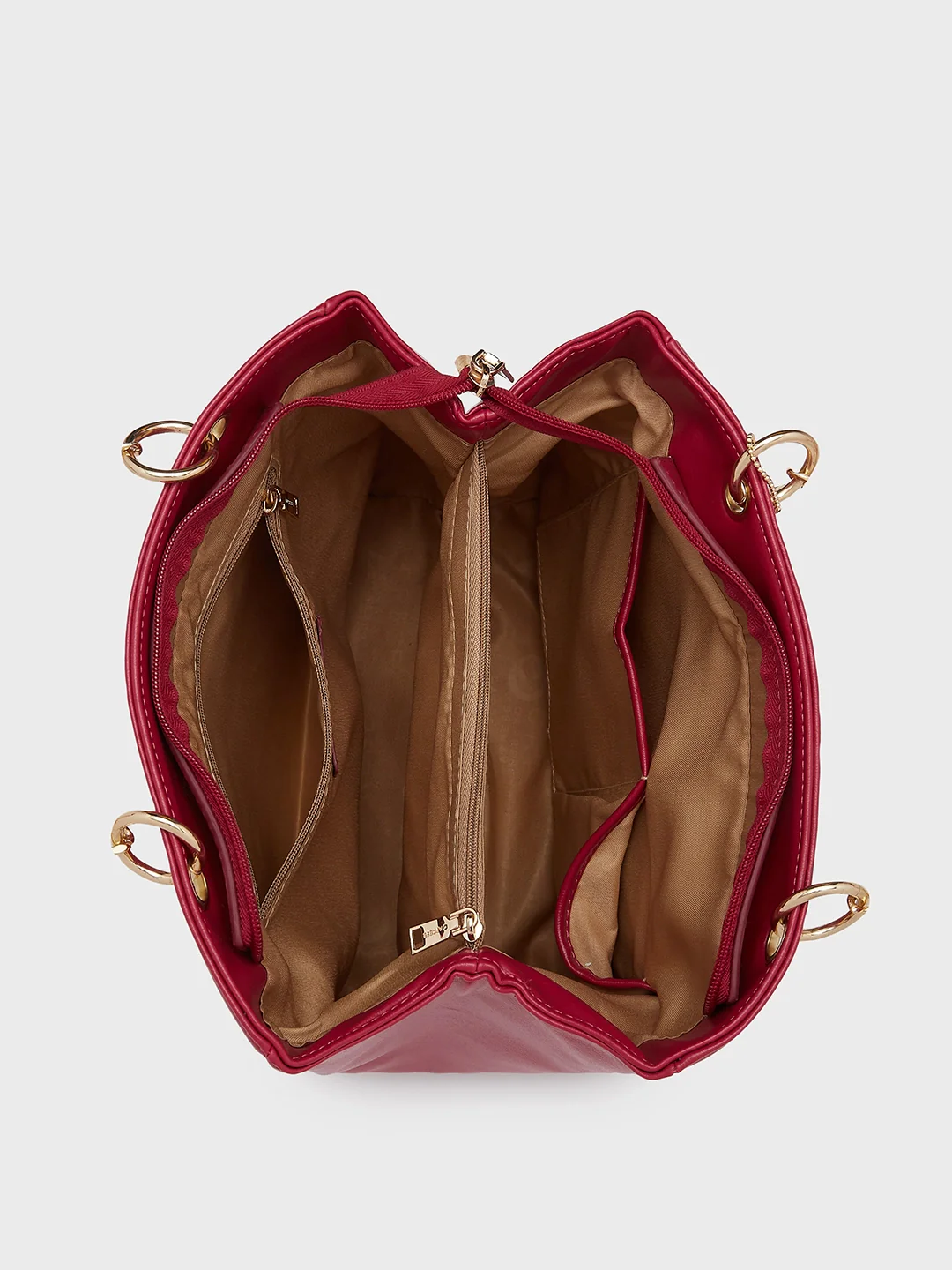 Caprese Abena Small Pink Tote Bag - Image 6