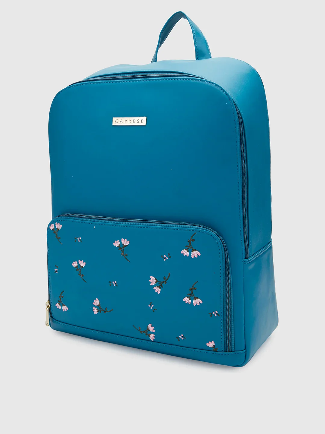 Caprese Adah Large Teal Backpack - Image 5