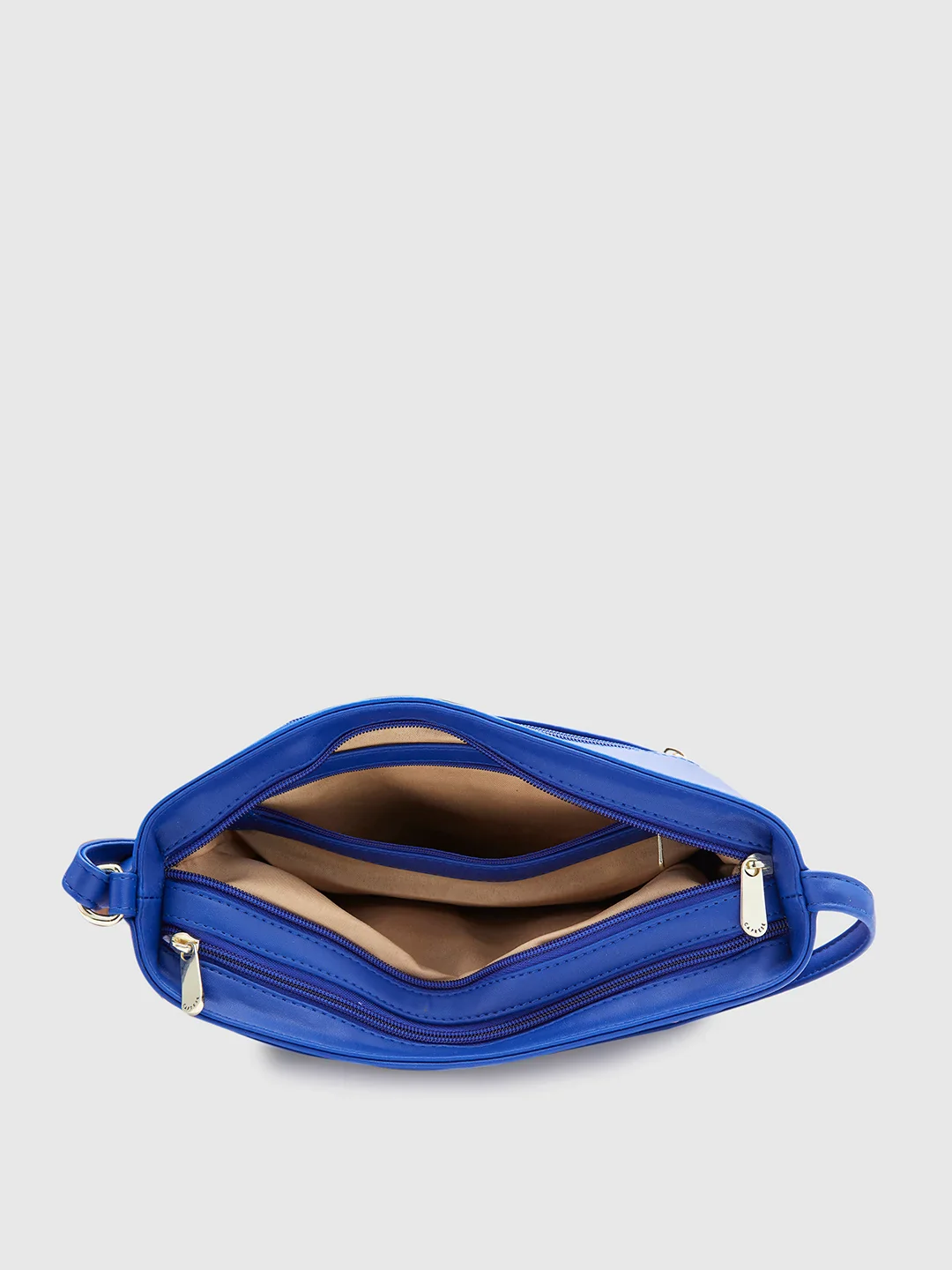 Caprese Adah Large Blue Sling Bag - Image 9