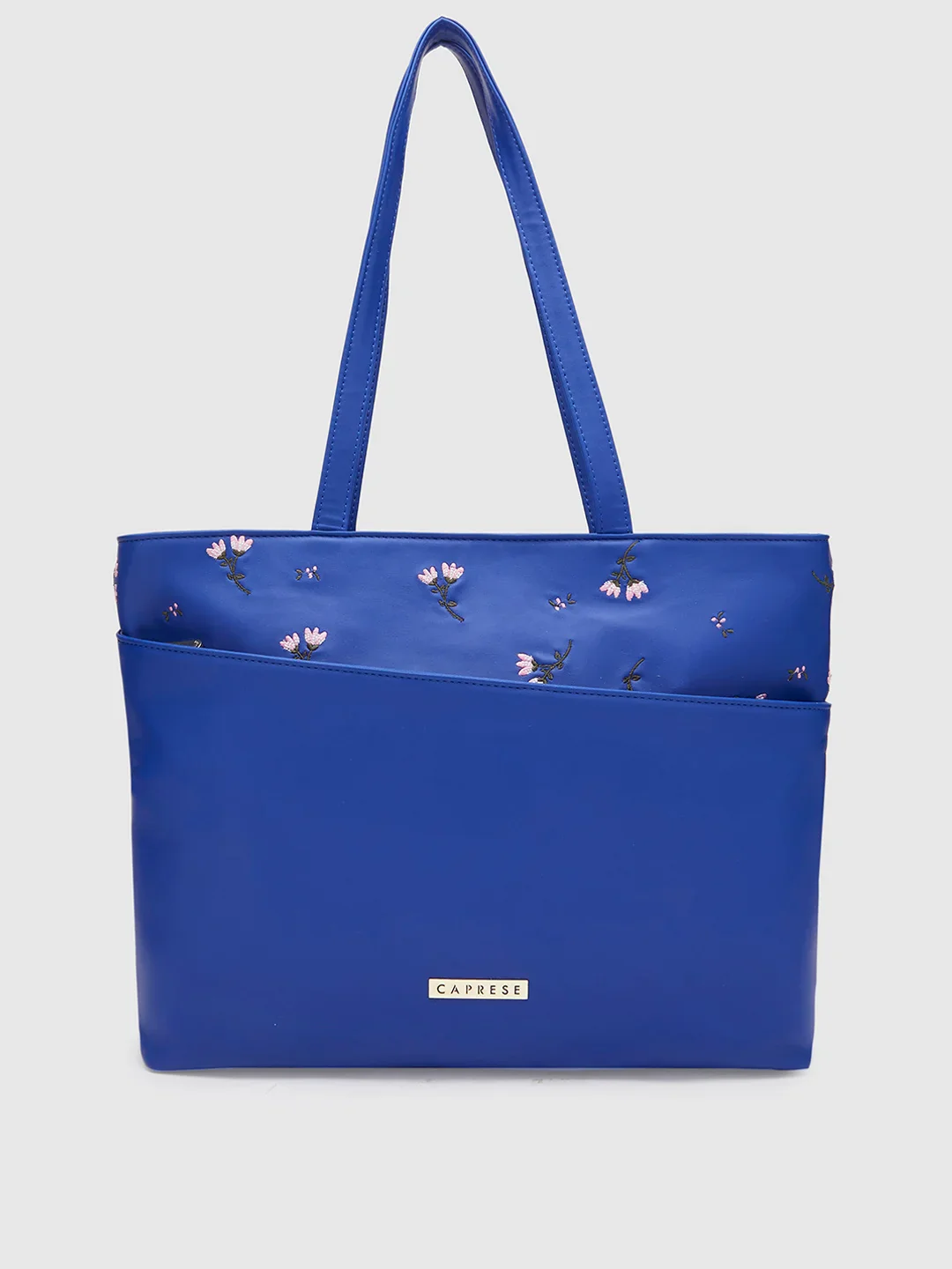 Caprese Adah Large Blue Tote Bag