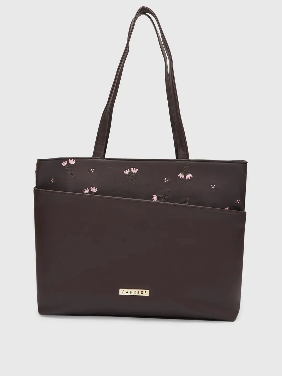 Caprese Adah Large Chocolate Brown Tote Bag