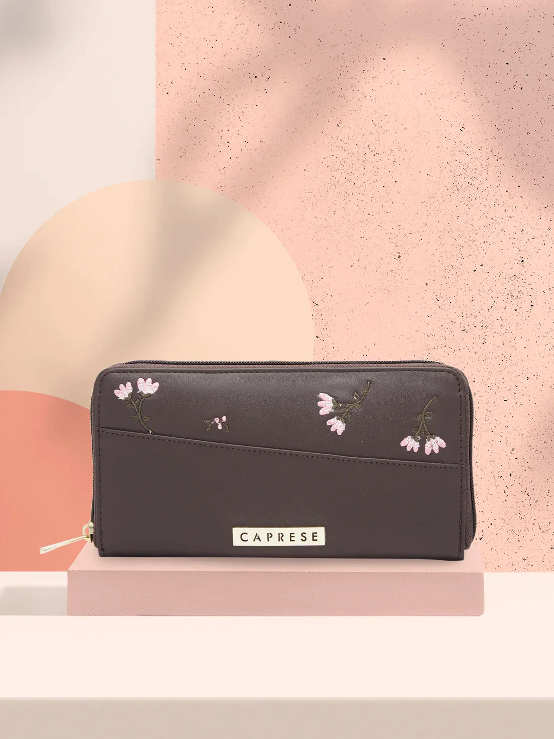 Caprese Adah Large Chocolate Brown Wallet - Image 2