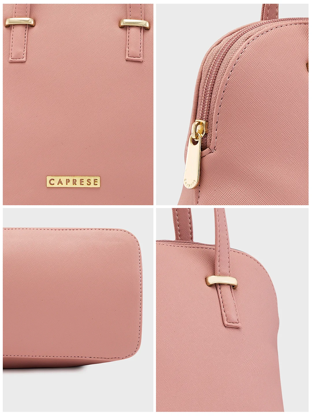 Caprese Afra Small Blush Satchel Bag - Image 13