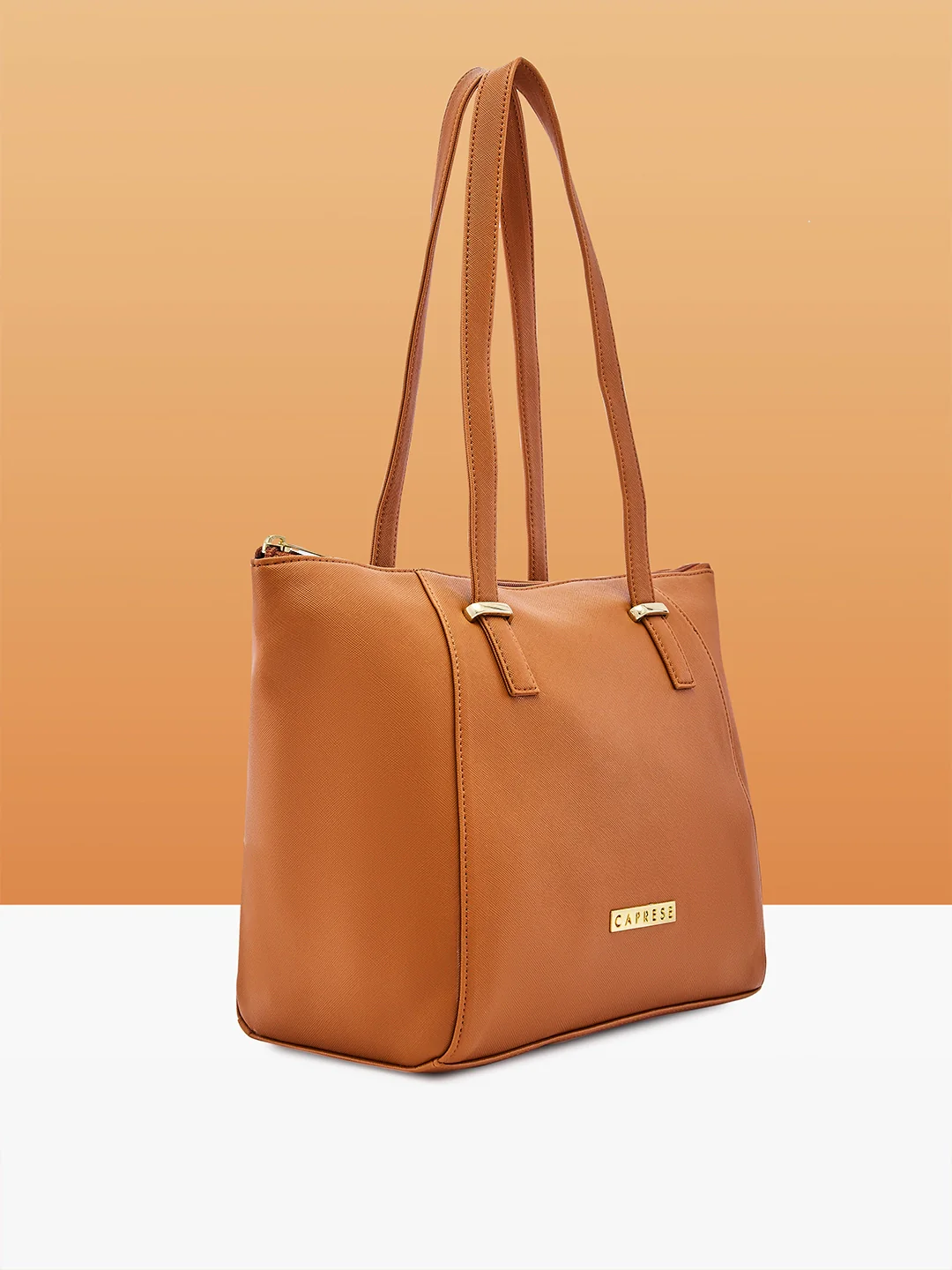 Caprese Afra Medium Tan Tote Bag - Image 4