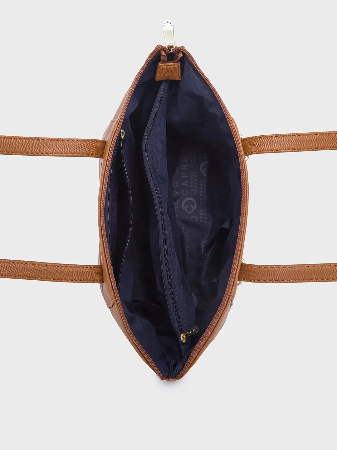 Caprese Afra Medium Tan Tote Bag - Image 9