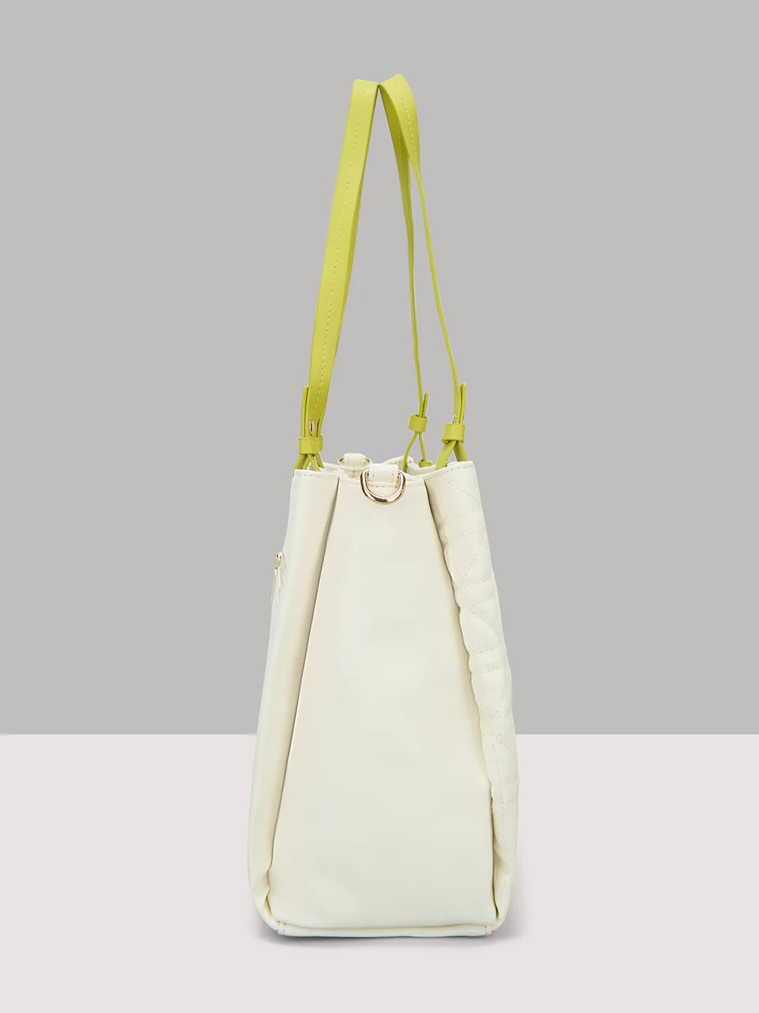 Caprese Aimee Large Alpine Oat Satchel Bag - Image 10