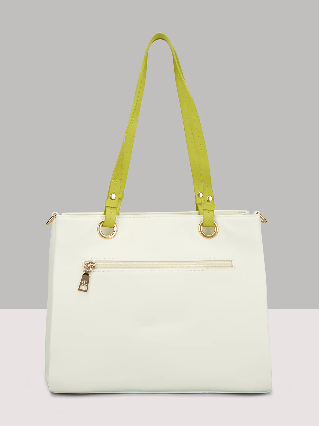 Caprese Aimee Large Alpine Oat Satchel Bag - Image 3