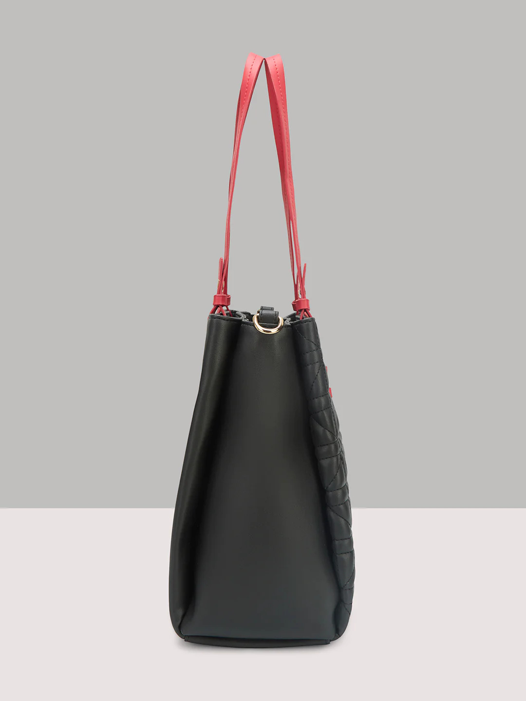 Caprese Aimee Large Black Satchel Bag - Image 10