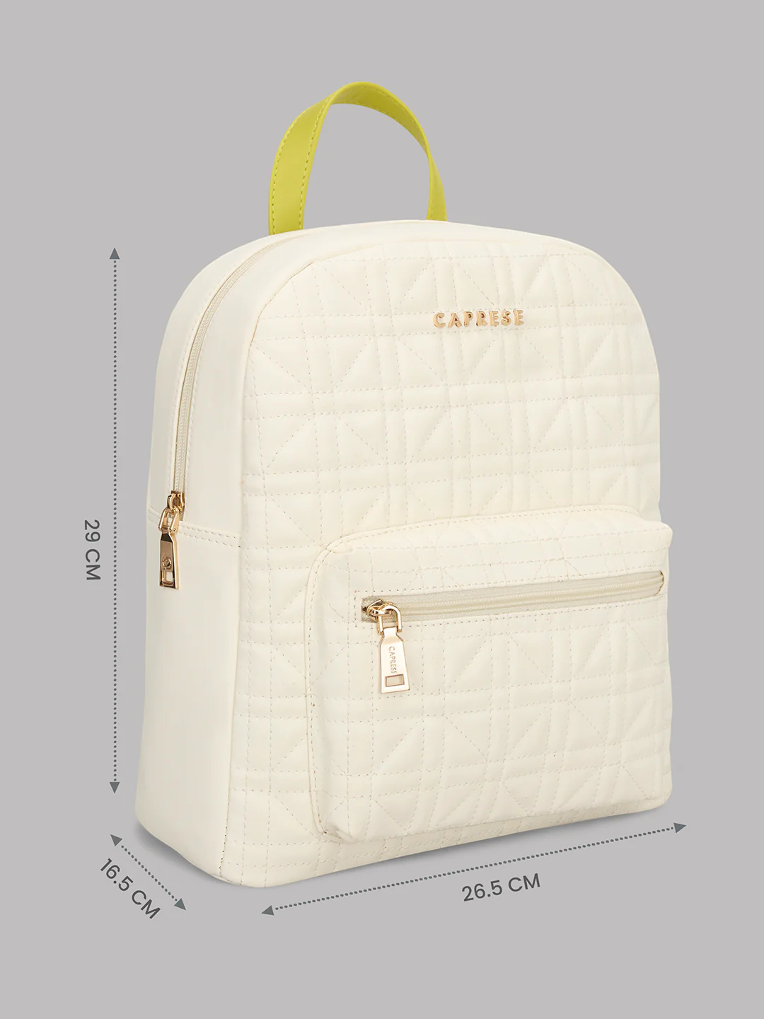 Caprese Aimee Medium Alpine Oat Backpack - Image 15