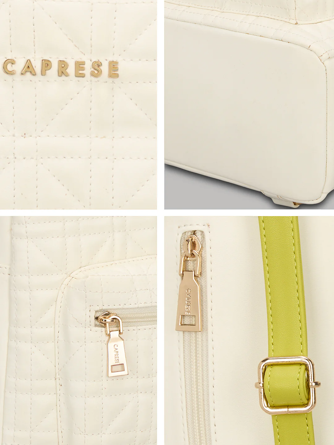 Caprese Aimee Medium Alpine Oat Backpack - Image 9