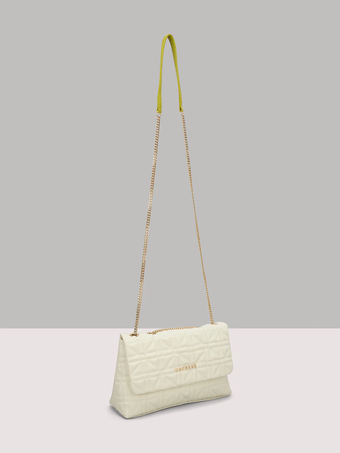 Caprese Aimee Medium Alpine Oat Sling Bag - Image 3