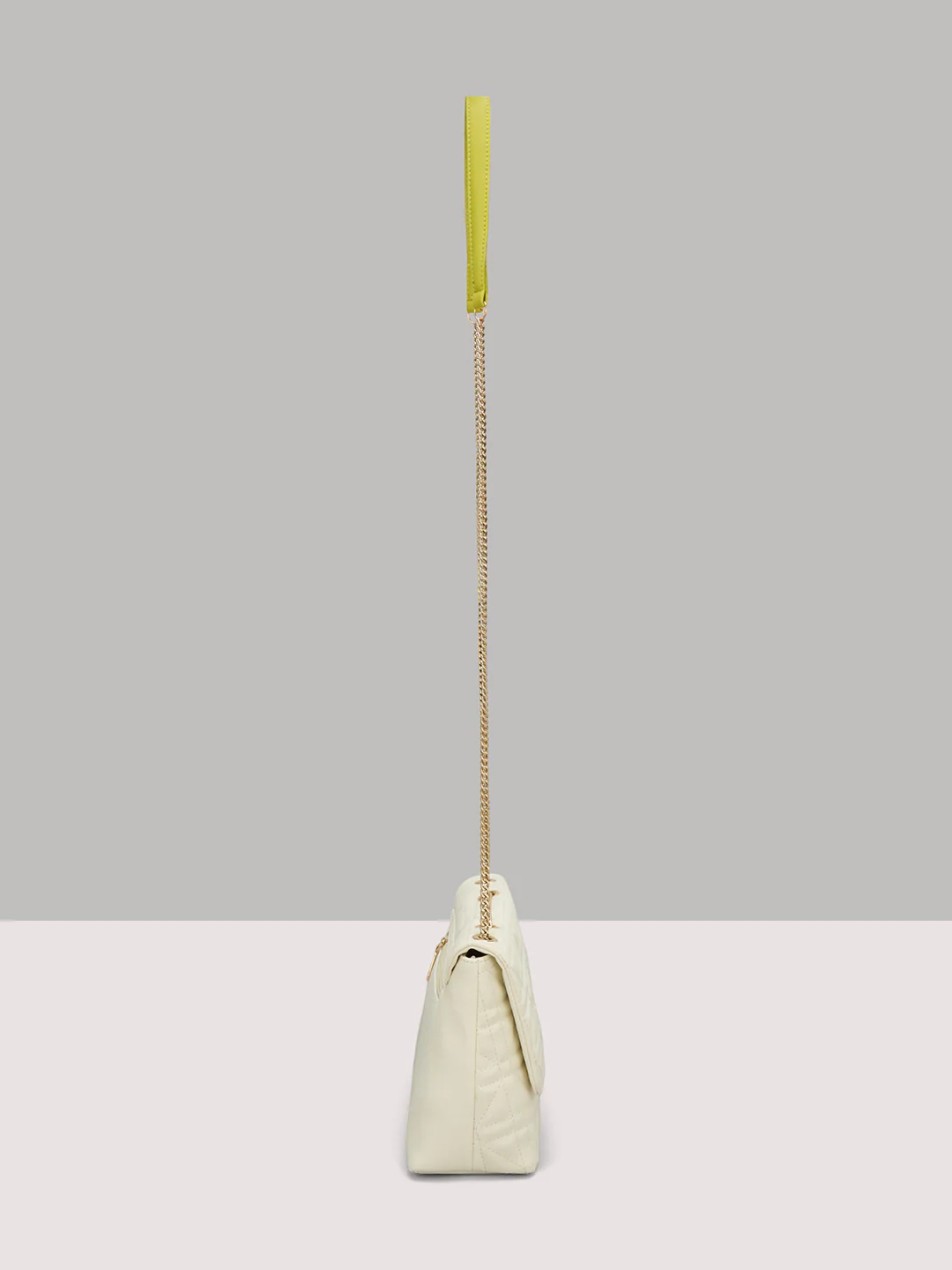 Caprese Aimee Medium Alpine Oat Sling Bag - Image 5