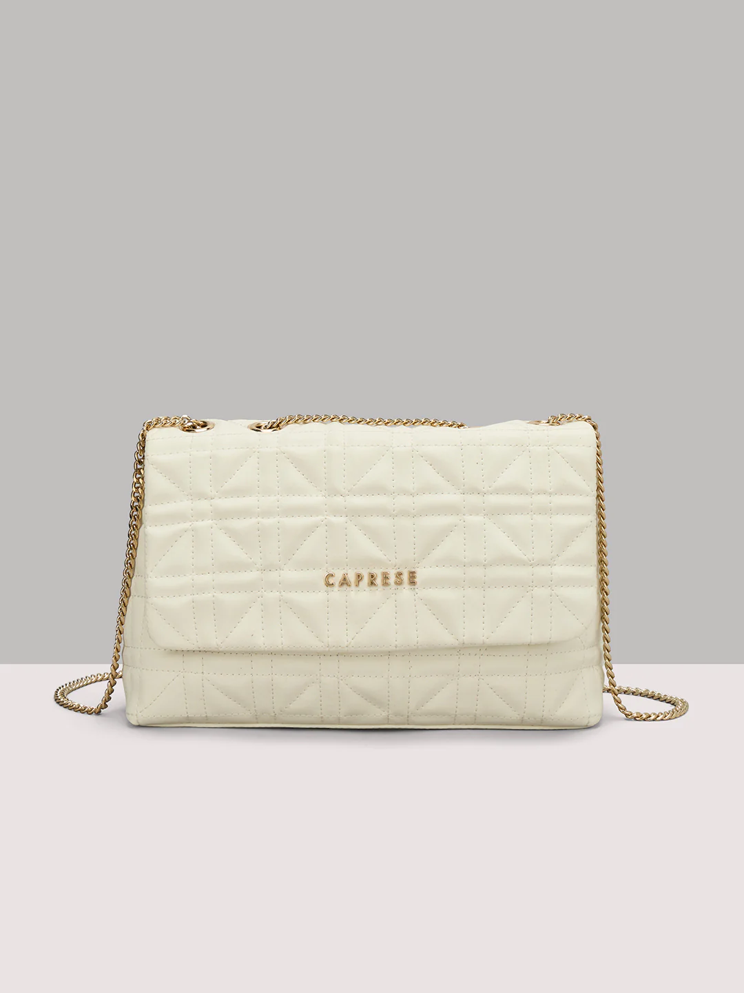 Caprese Aimee Medium Alpine Oat Sling Bag - Image 6