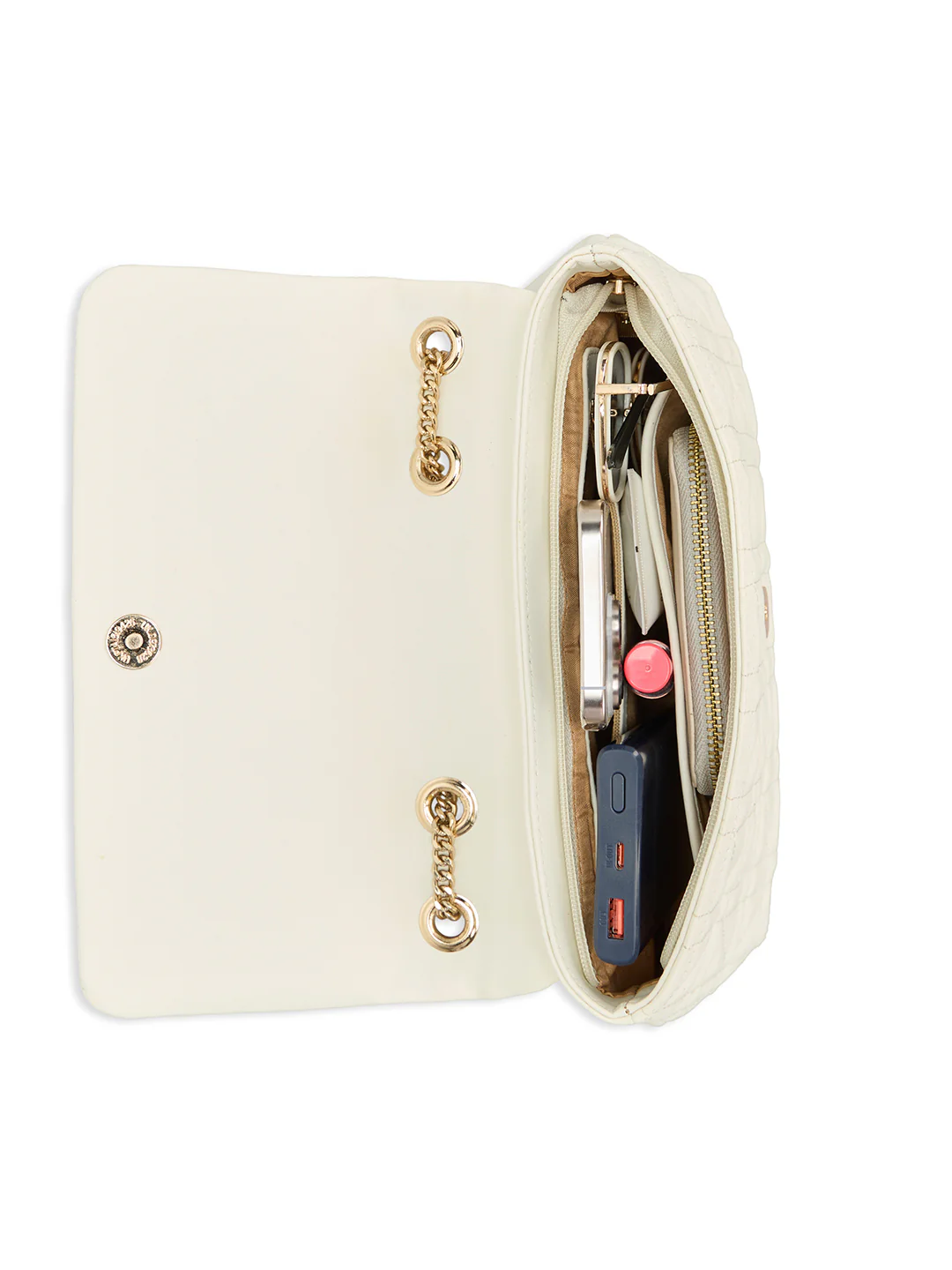 Caprese Aimee Medium Alpine Oat Sling Bag - Image 9