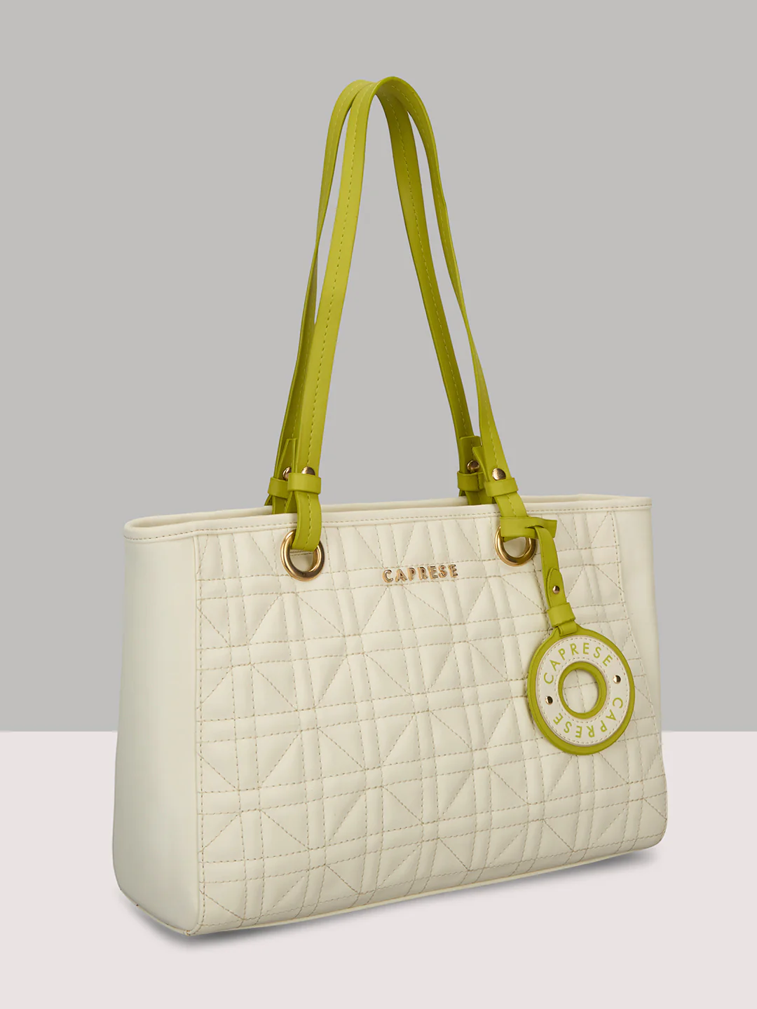 Caprese Aimee Medium Alpine Oat Tote Bag - Image 8