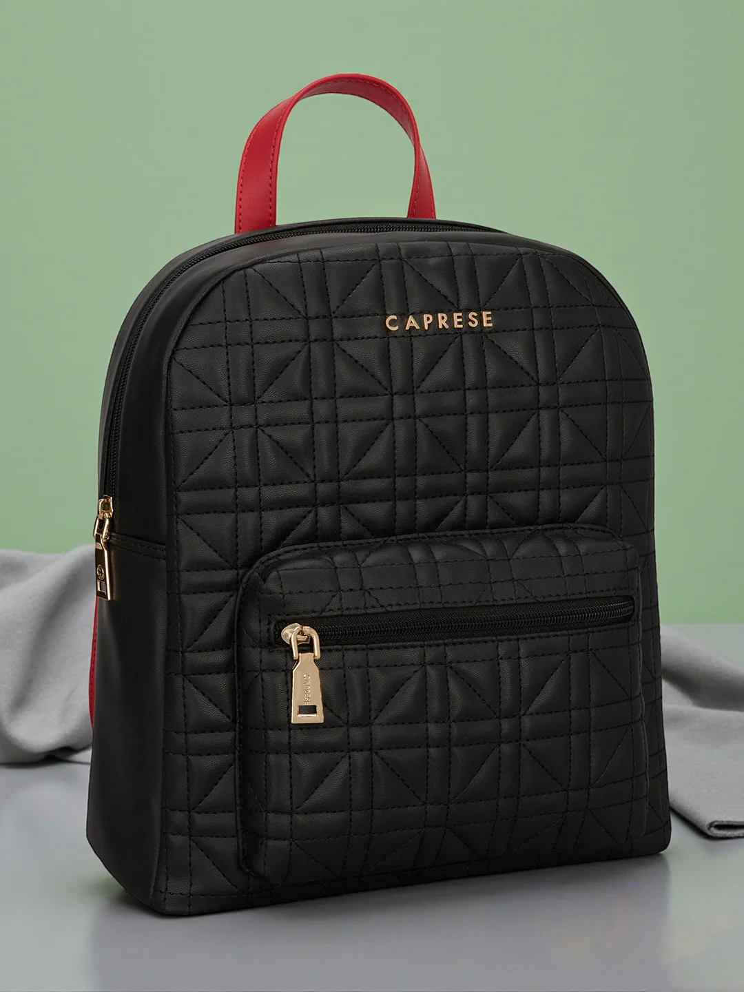 Caprese Aimee Medium Black Backpack - Image 10