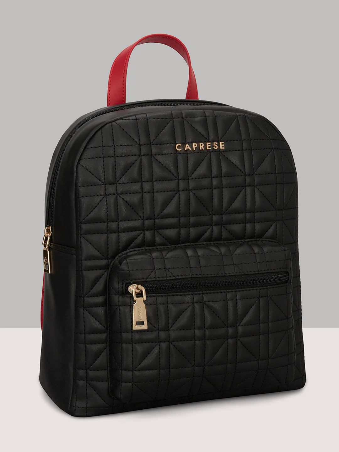Caprese Aimee Medium Black Backpack - Image 3
