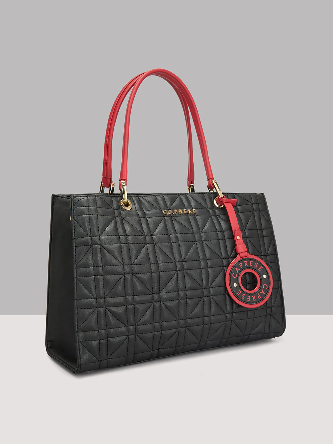 Caprese Aimee Medium Black Satchel - Image 3