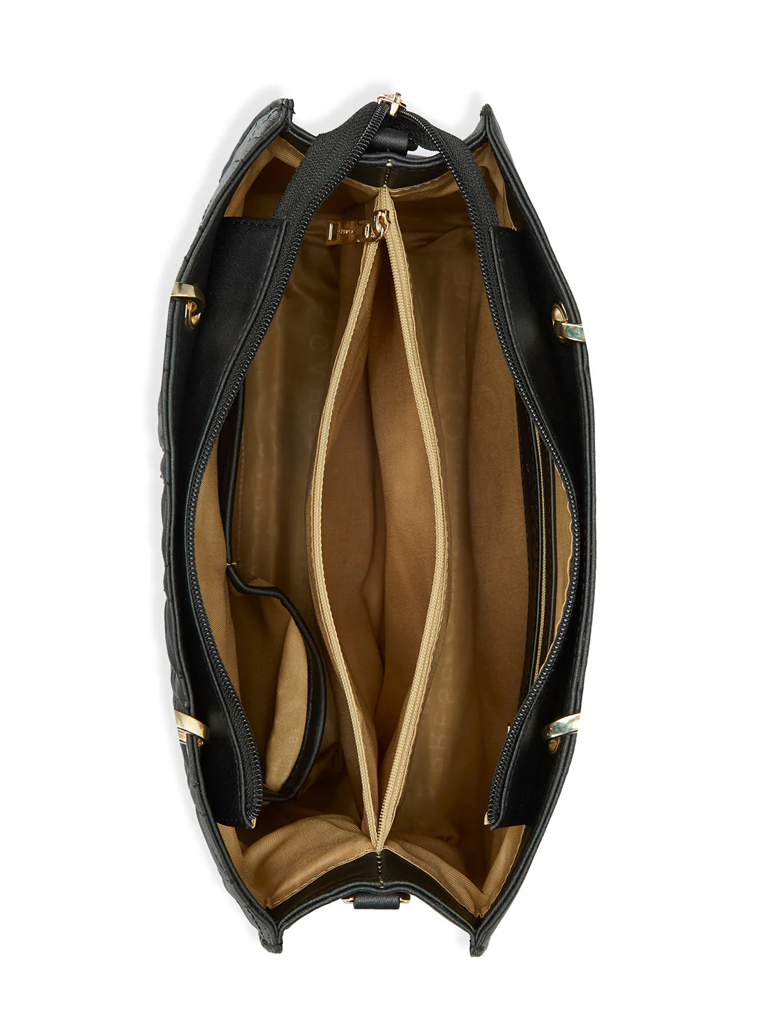 Caprese Aimee Medium Black Satchel - Image 8