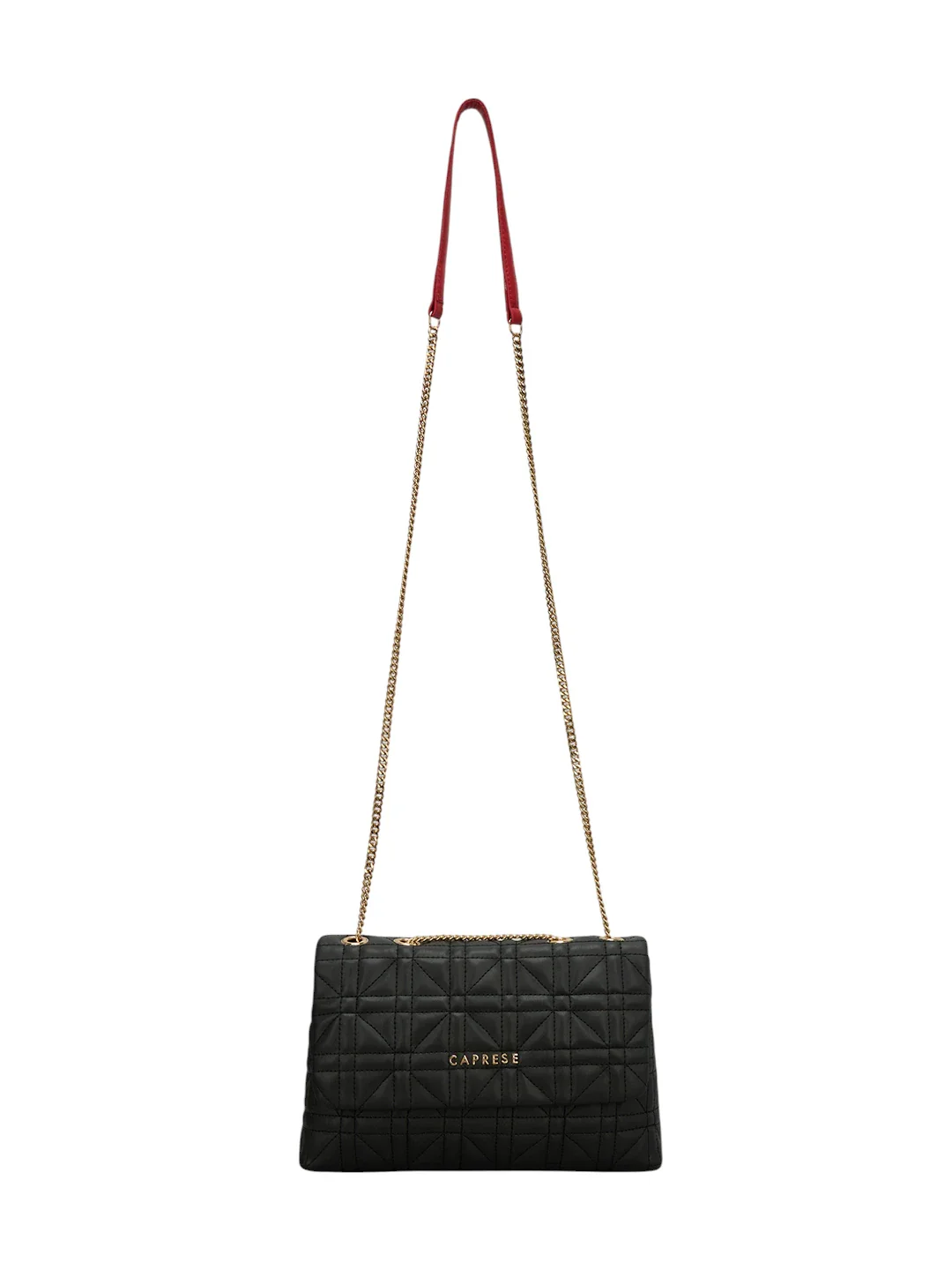 Caprese Aimee Medium Black Sling Bag