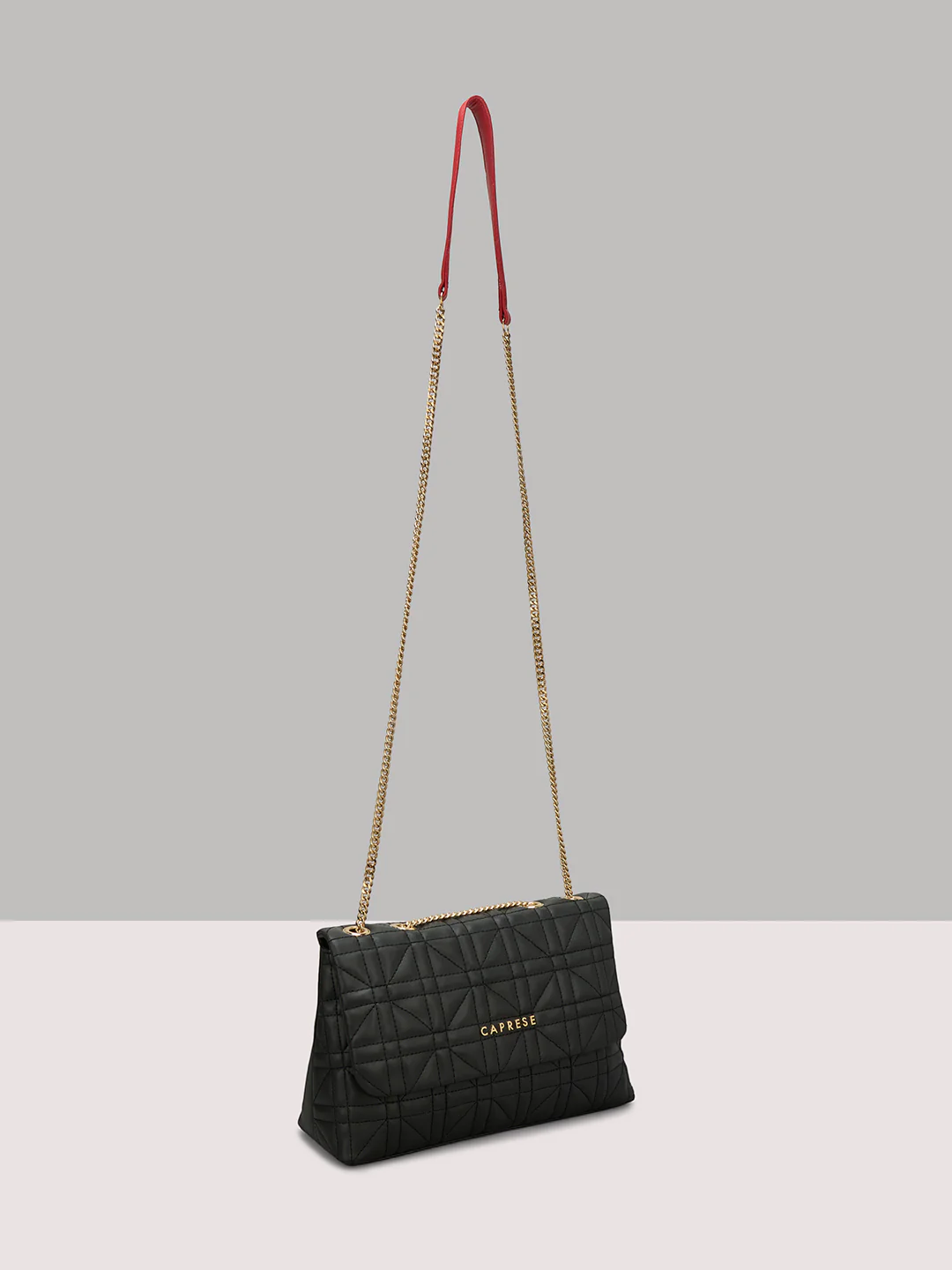 Caprese Aimee Medium Black Sling Bag - Image 3