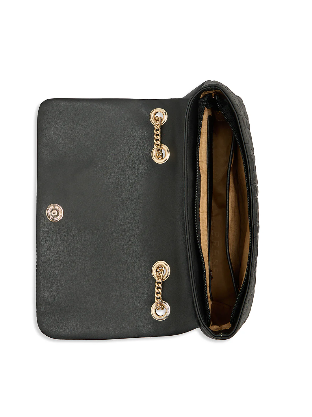 Caprese Aimee Medium Black Sling Bag - Image 8