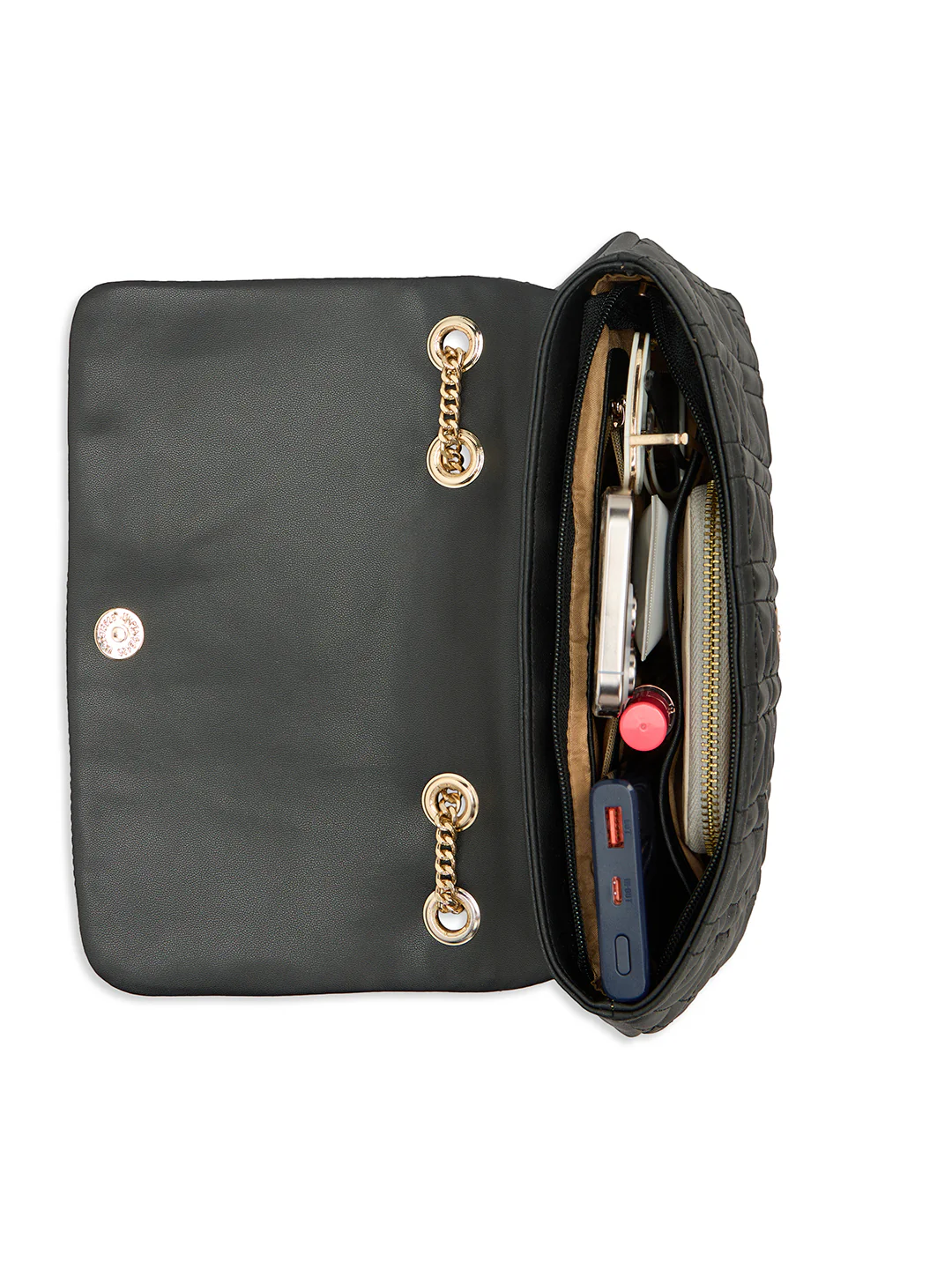 Caprese Aimee Medium Black Sling Bag - Image 9