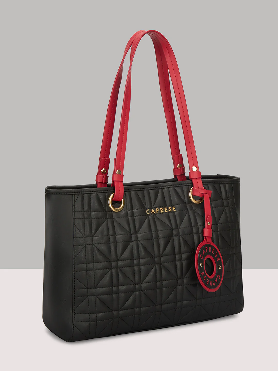 Caprese Aimee Medium Black Tote Bag - Image 11