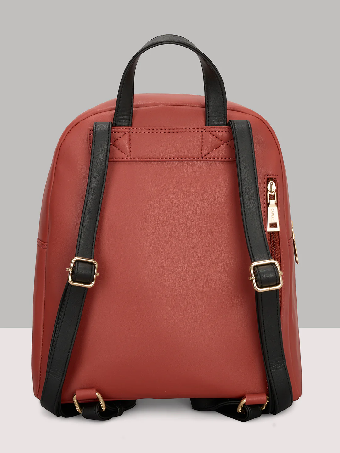 Caprese Aimee Medium Intense Rust Backpack - Image 4