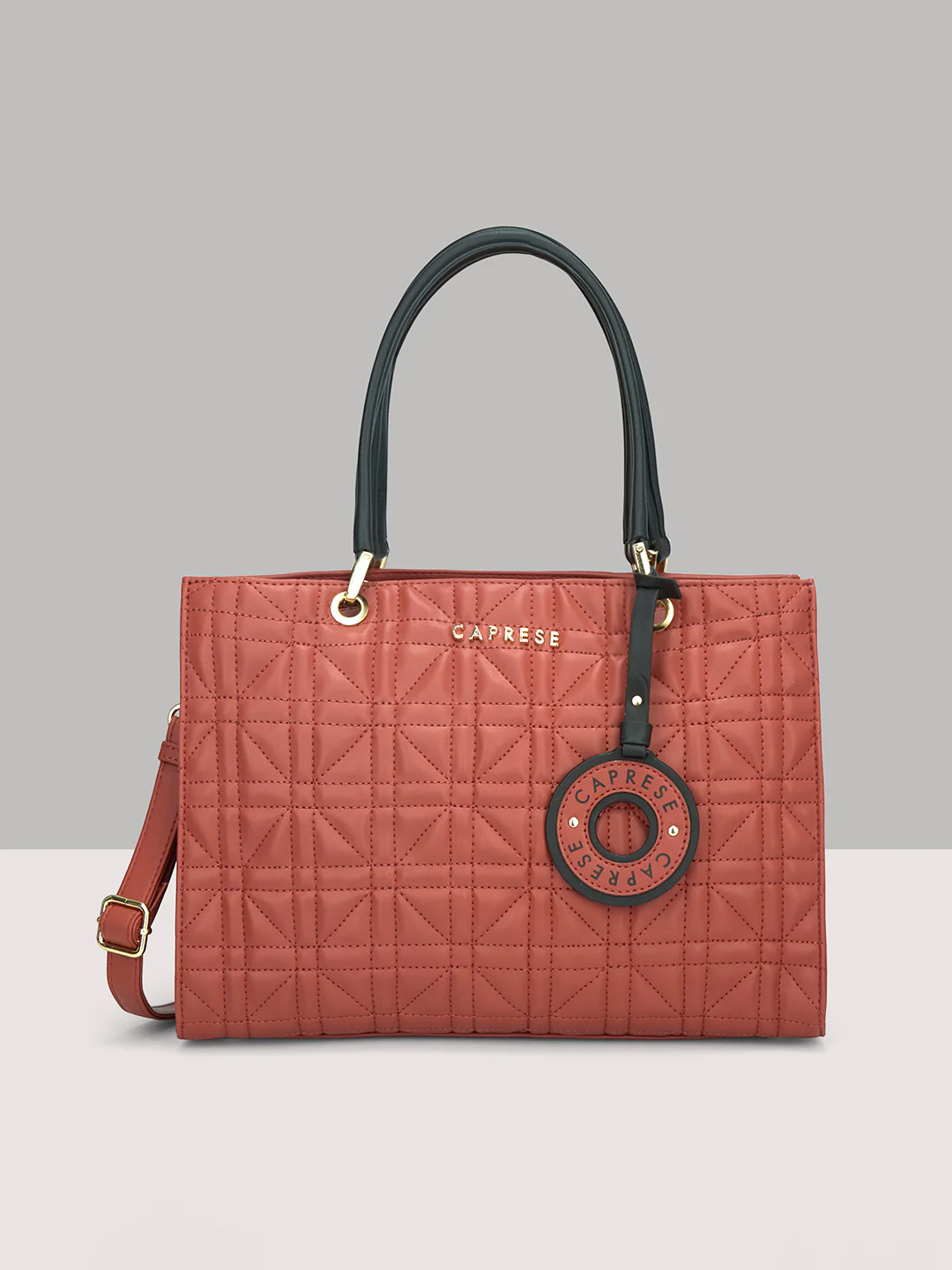 Caprese Aimee Medium Intense Rust Satchel - Image 11