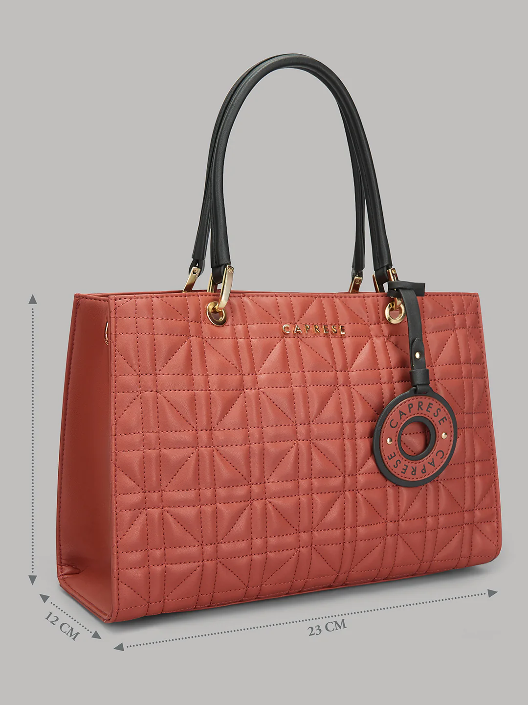 Caprese Aimee Medium Intense Rust Satchel - Image 17