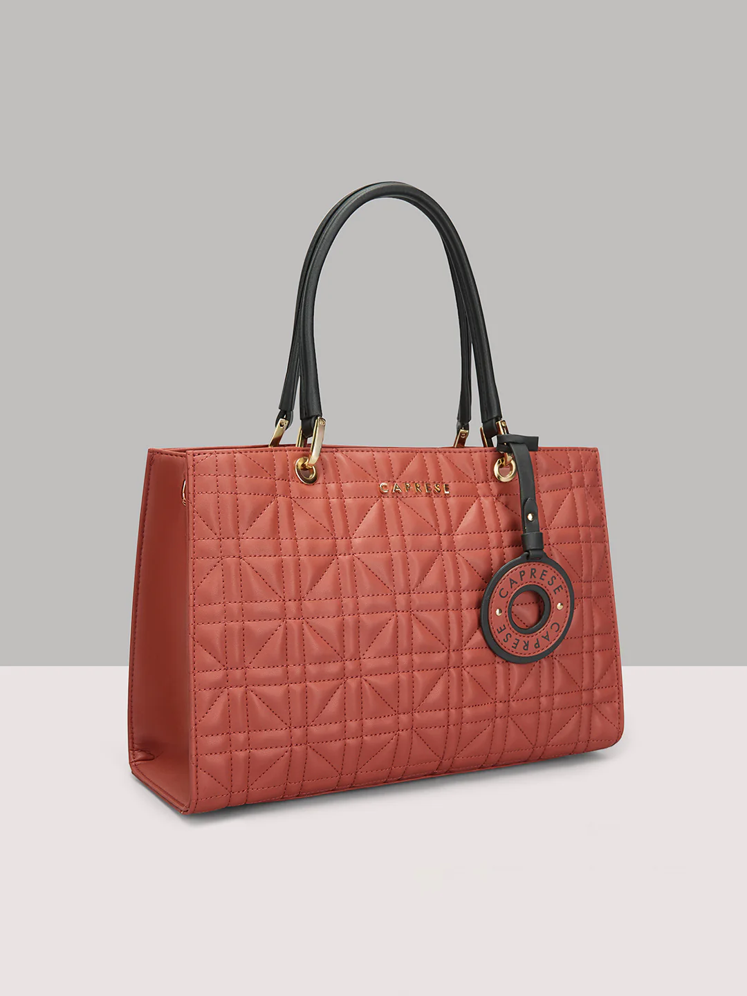 Caprese Aimee Medium Intense Rust Satchel - Image 3