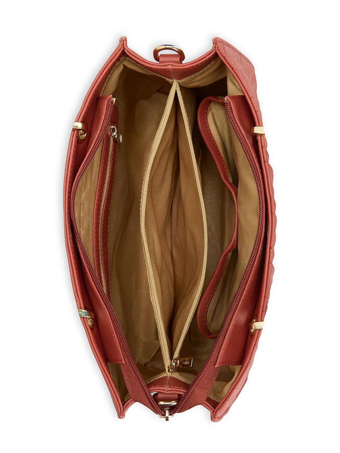 Caprese Aimee Medium Intense Rust Satchel - Image 9