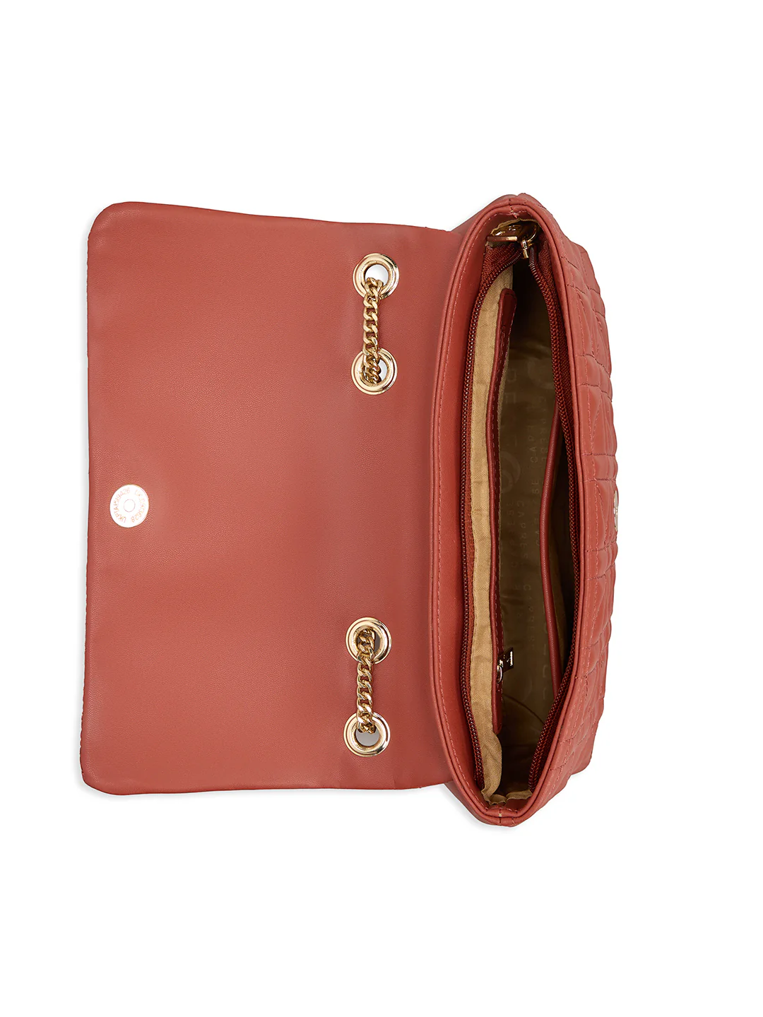 Caprese Aimee Medium Intense Rust Sling Bag - Image 9