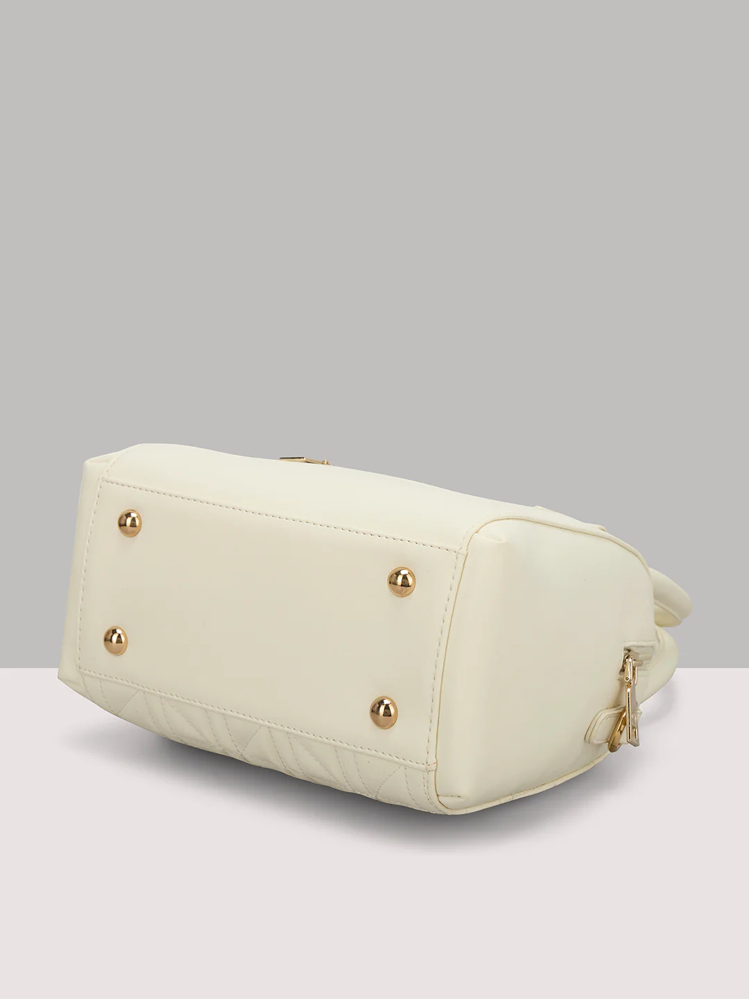 Caprese Aimee Small Alpine Oat Satchel Bag - Image 6