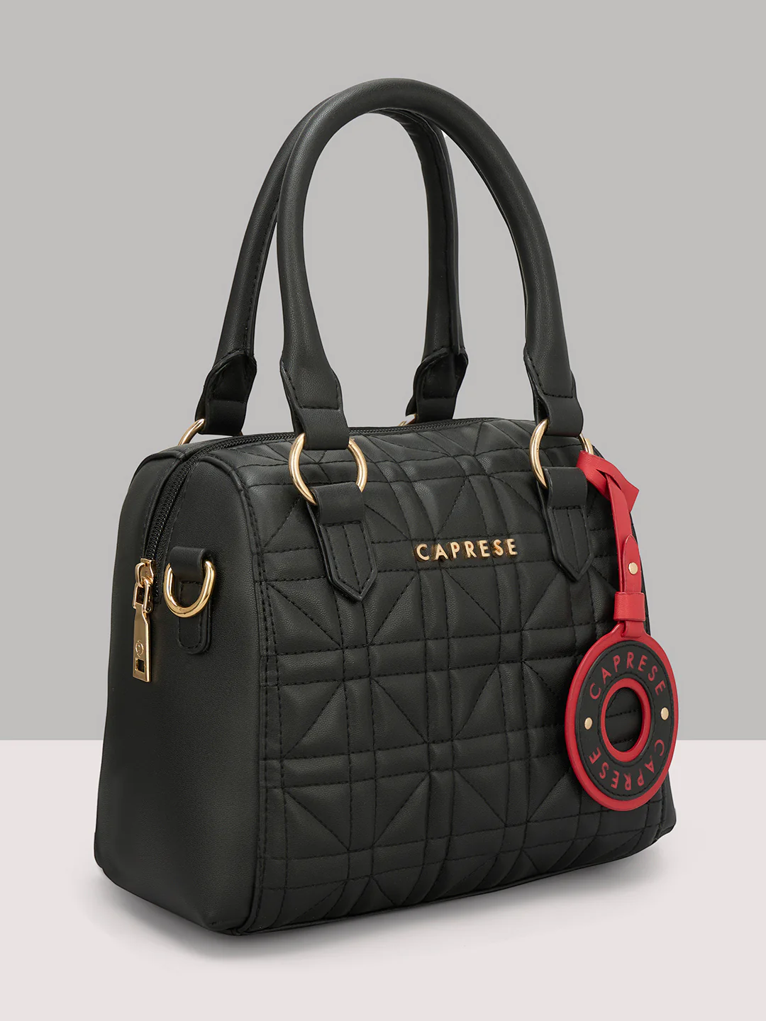 Caprese Aimee Small Black Satchel Bag - Image 3