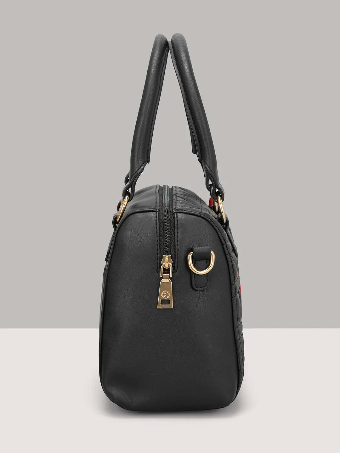Caprese Aimee Small Black Satchel Bag - Image 5