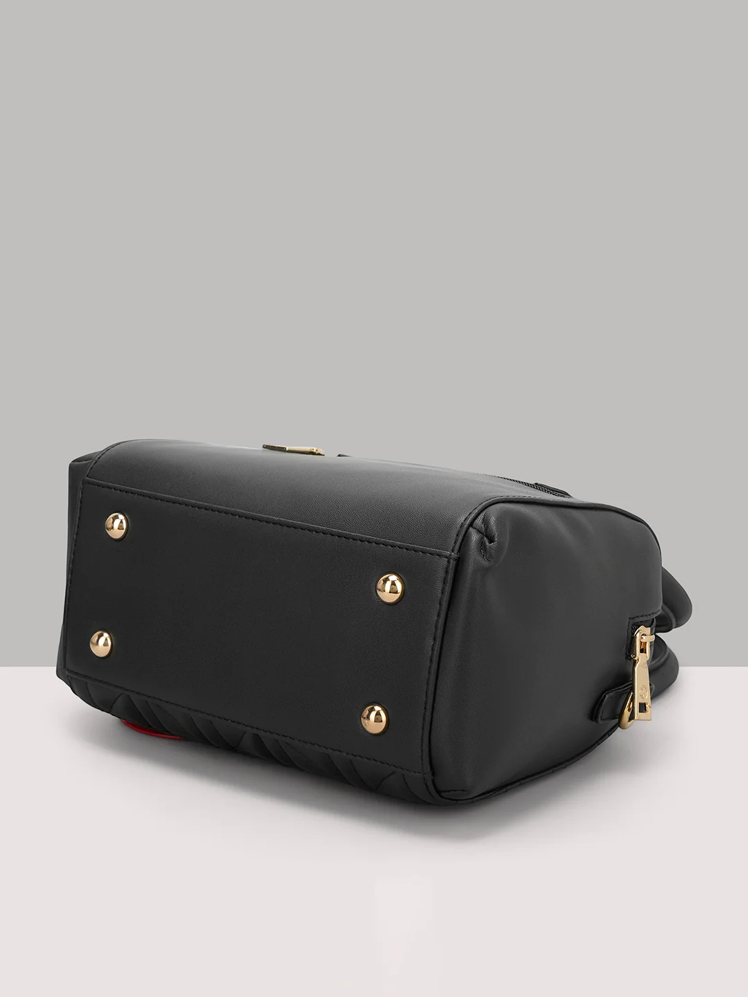 Caprese Aimee Small Black Satchel Bag - Image 7