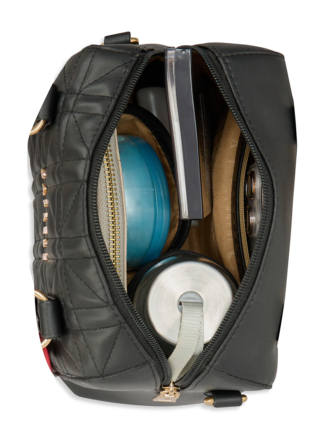 Caprese Aimee Small Black Satchel Bag - Image 9
