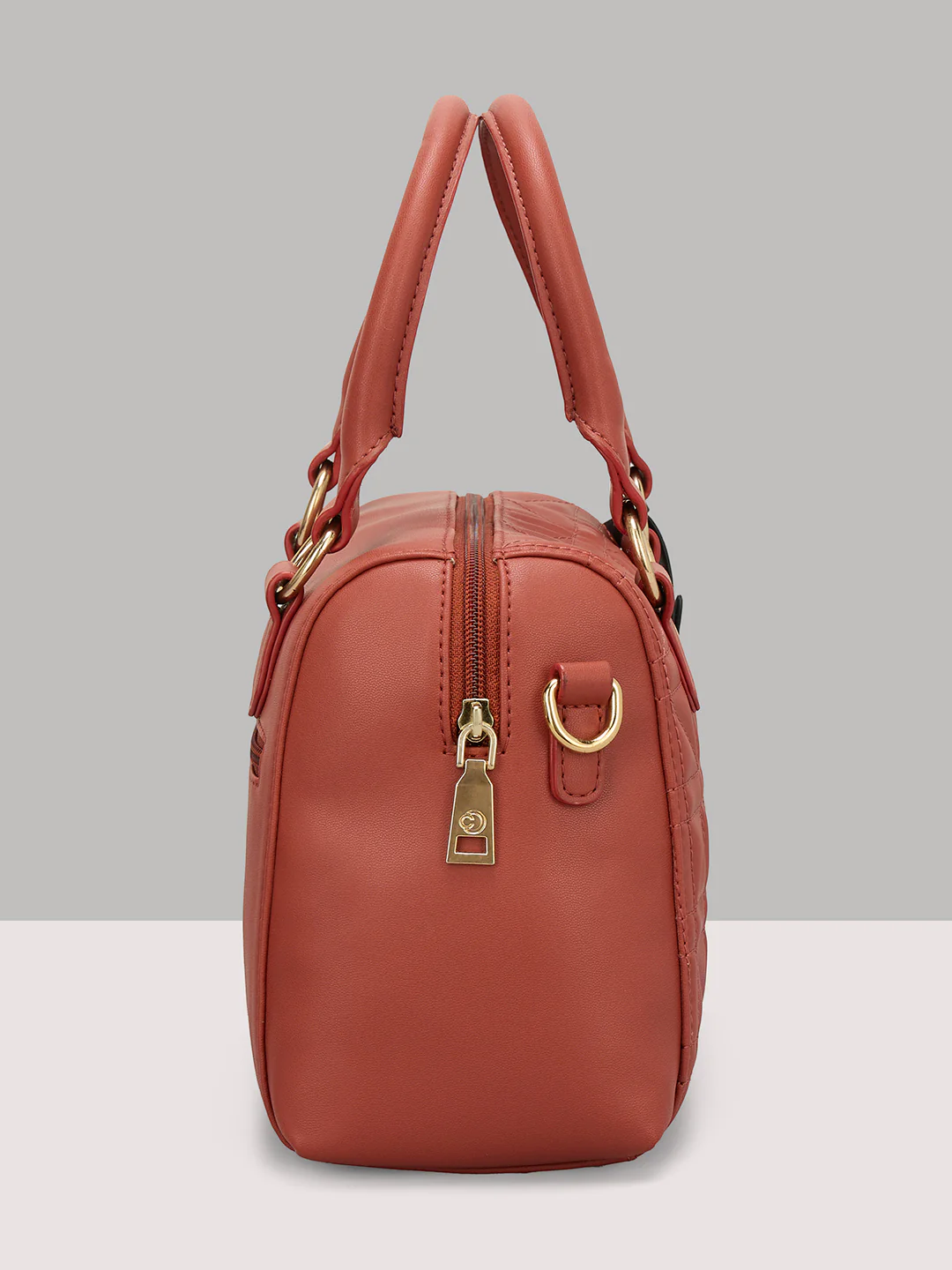 Caprese Aimee Small Intense Rust Satchel Bag - Image 5