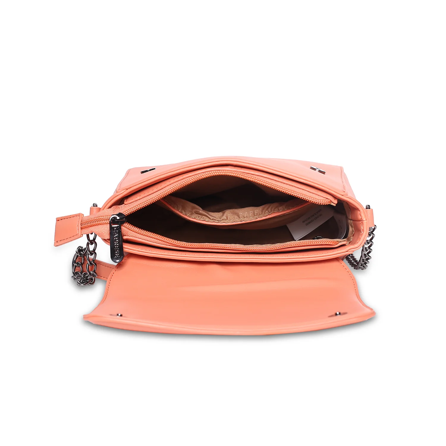 Caprese Disney Inspired Graphic Mickey Mouse Medium Coral Sling Bag - Image 8